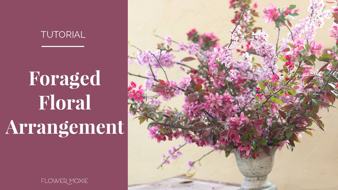 DIY FORAGED GUEST BOOK ARRANGEMENT ~ by Flower Moxie