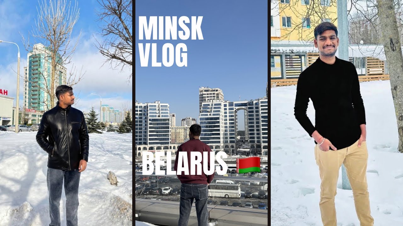 First Day in Belarus 🇧🇾: Minus degree temperature mein Mall ki sair!