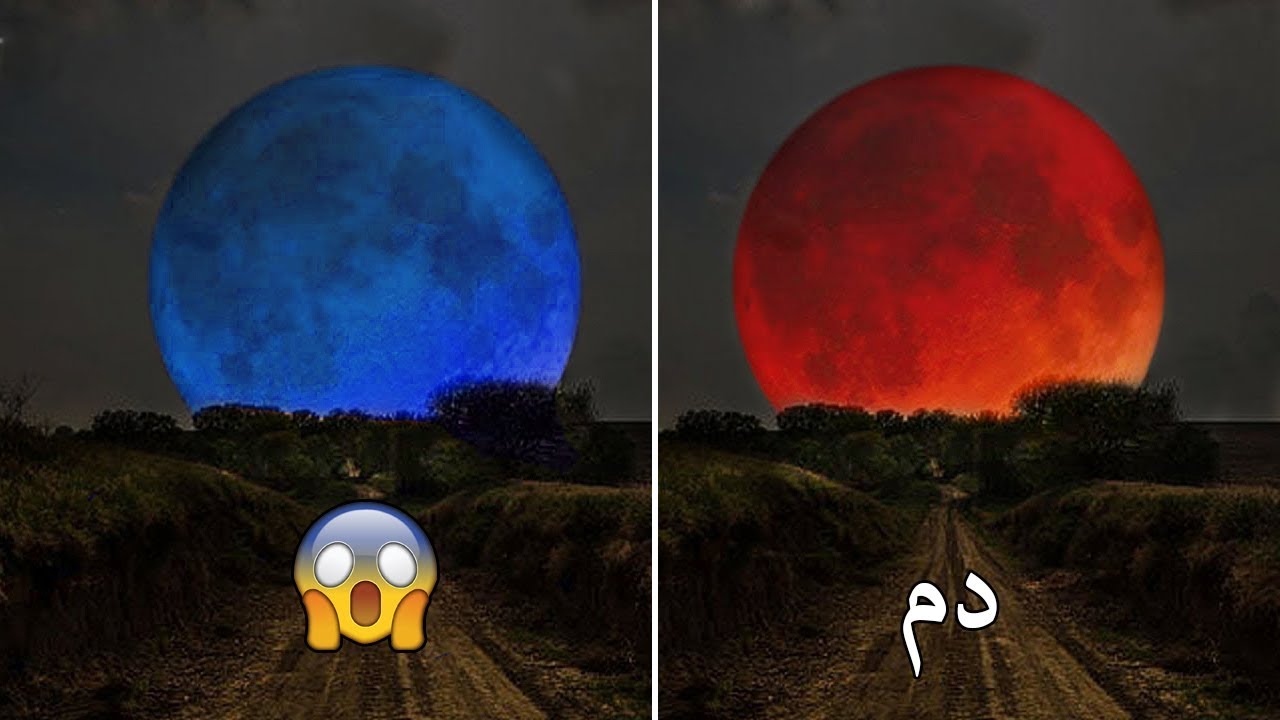 القمر الأزرق أخطر من خسوف القمر الدموي شاهد السبب !؟ (نذير السماء)