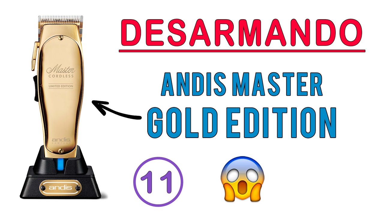 Maquina ANDIS MASTER GOLD EDITION | DESARME y MANTENIMIENTO