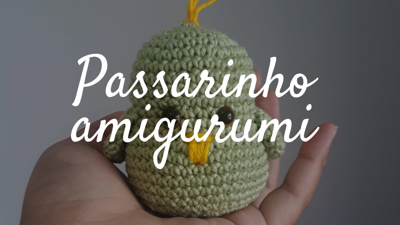 Passarinho amigurumi