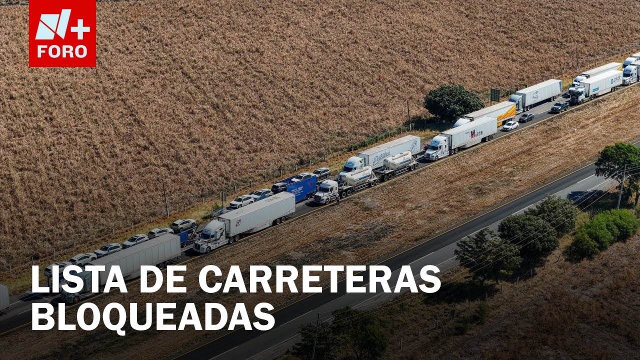 Lista completa de bloqueos en carreteras hoy 26 de Noviembre - Las Noticias