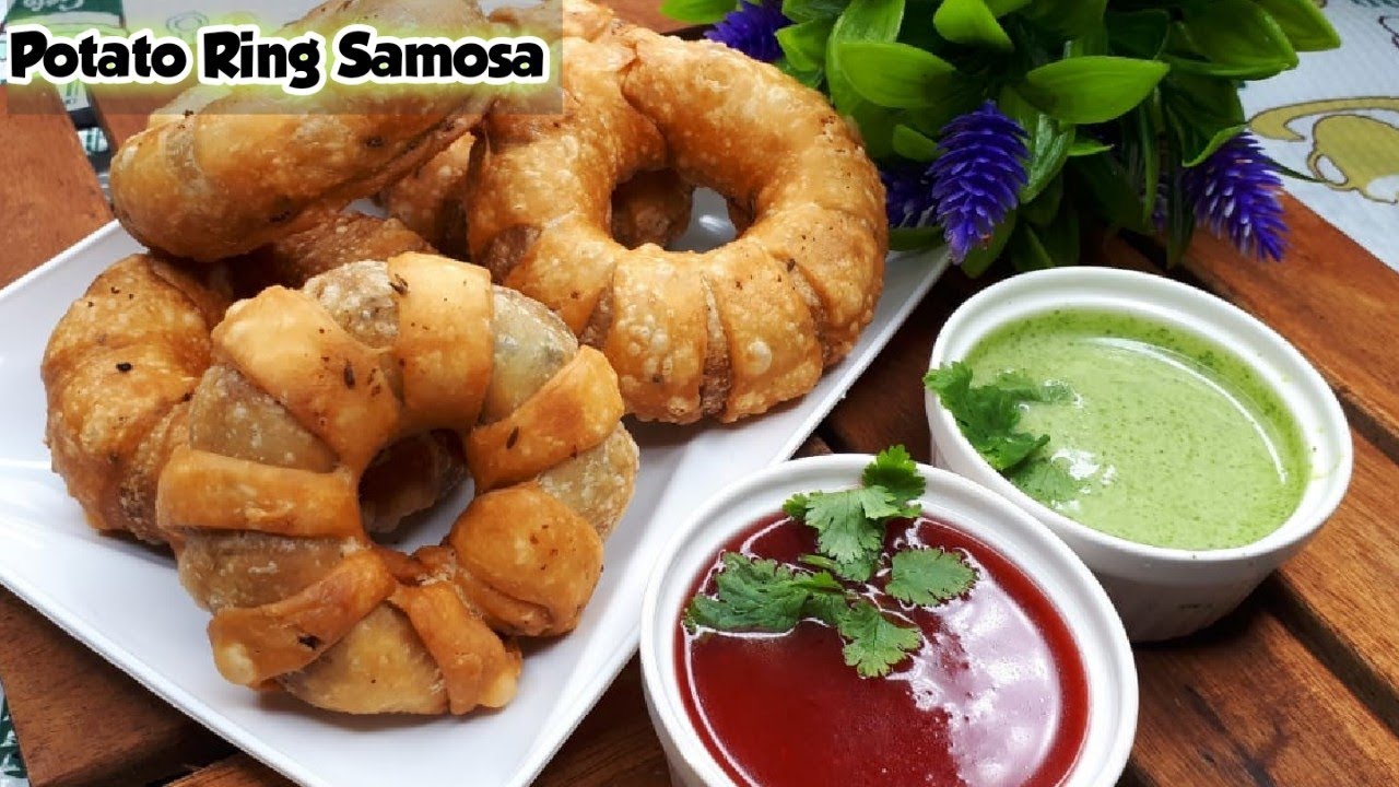 Ring Samosa Street Style Recipe|Easy Recipe|Ramadan Recipe|Ramazan Special Aloo samosa- By FoodMania