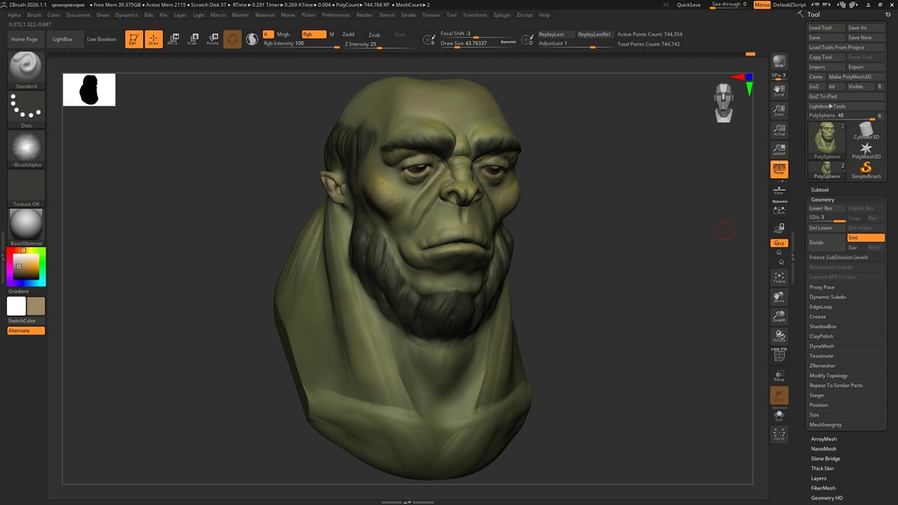 Blender Artist tries out ZBrush 2