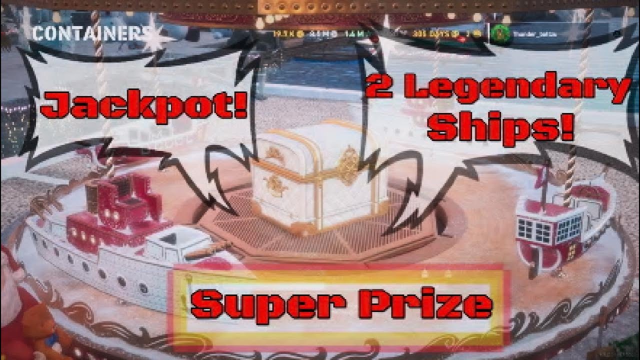 Jackpot - Super Prize - 2 Legendary Ships World of Warships Legends