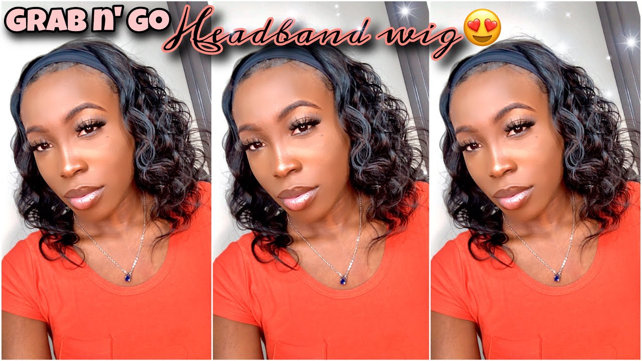 First!! Bob Body Wave Headband Wig Install Ft. Amazon Beauty Forever Human Hair Wig