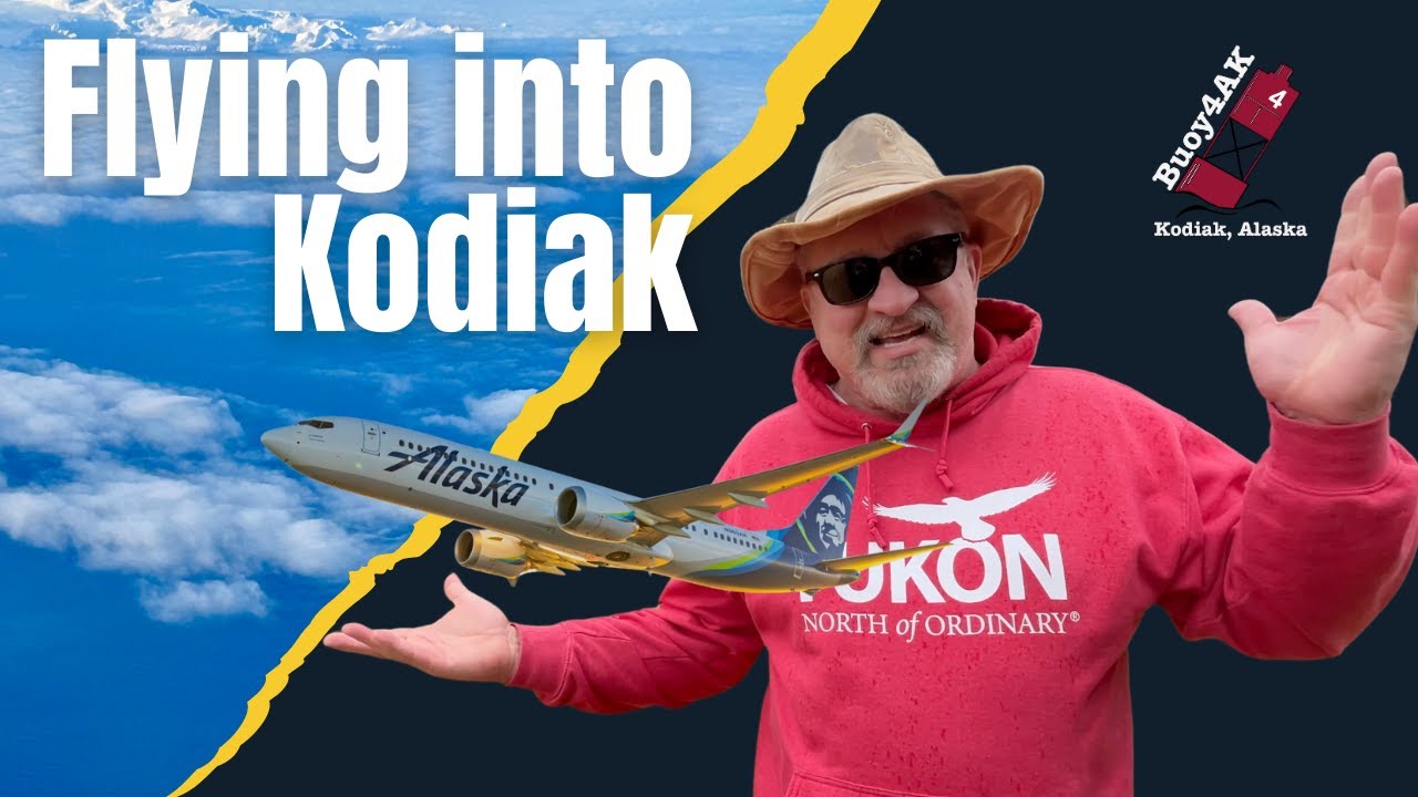 Flying Into Kodiak @AlaskaAirlines ✈️