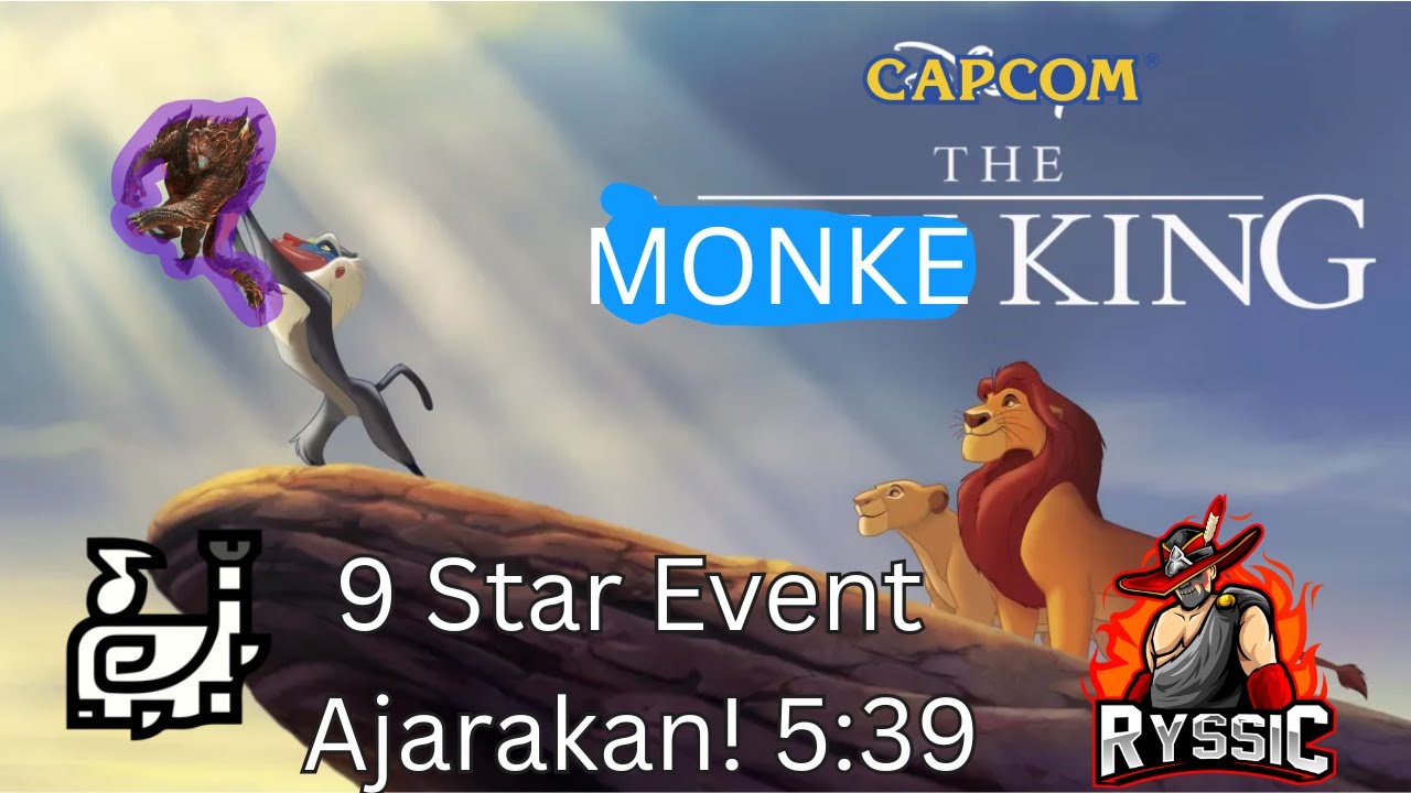 The Monkey King! 5:39 9- Star Ajarakan Event Quest with Hunting Horn