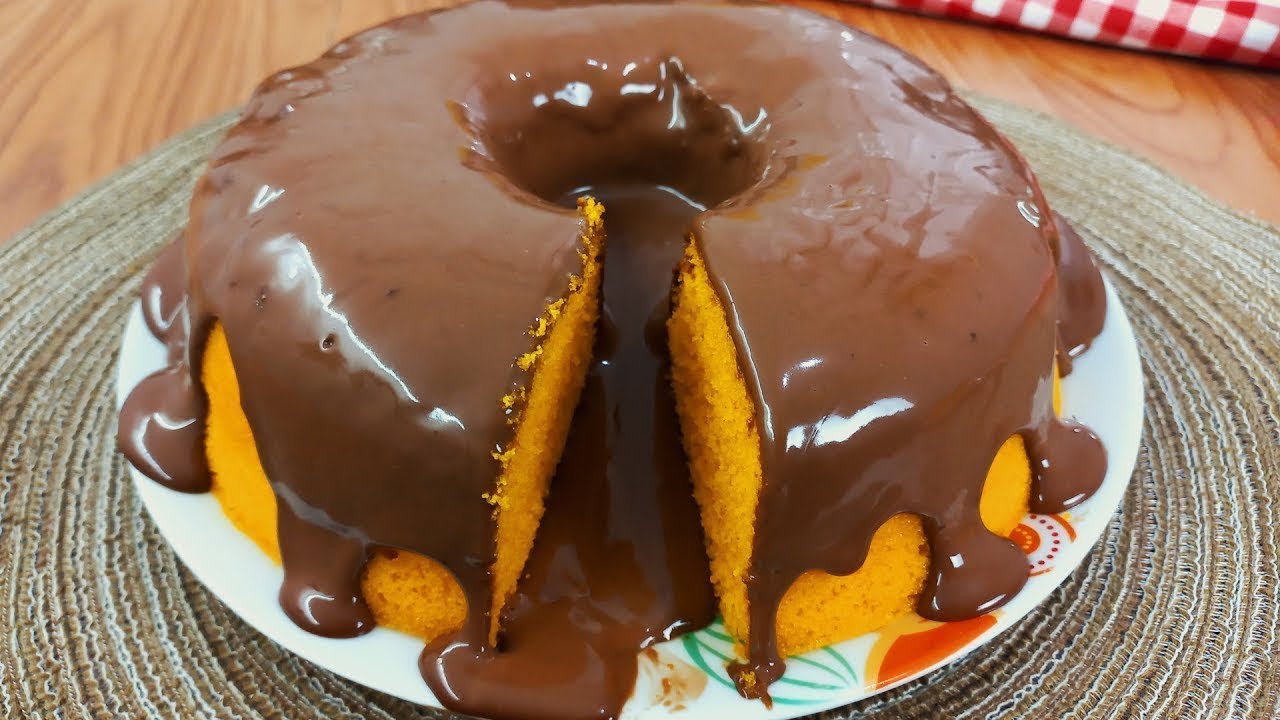 BOLO DE CENOURA DE MICRO-ONDAS RAPIDO E FÁCIL