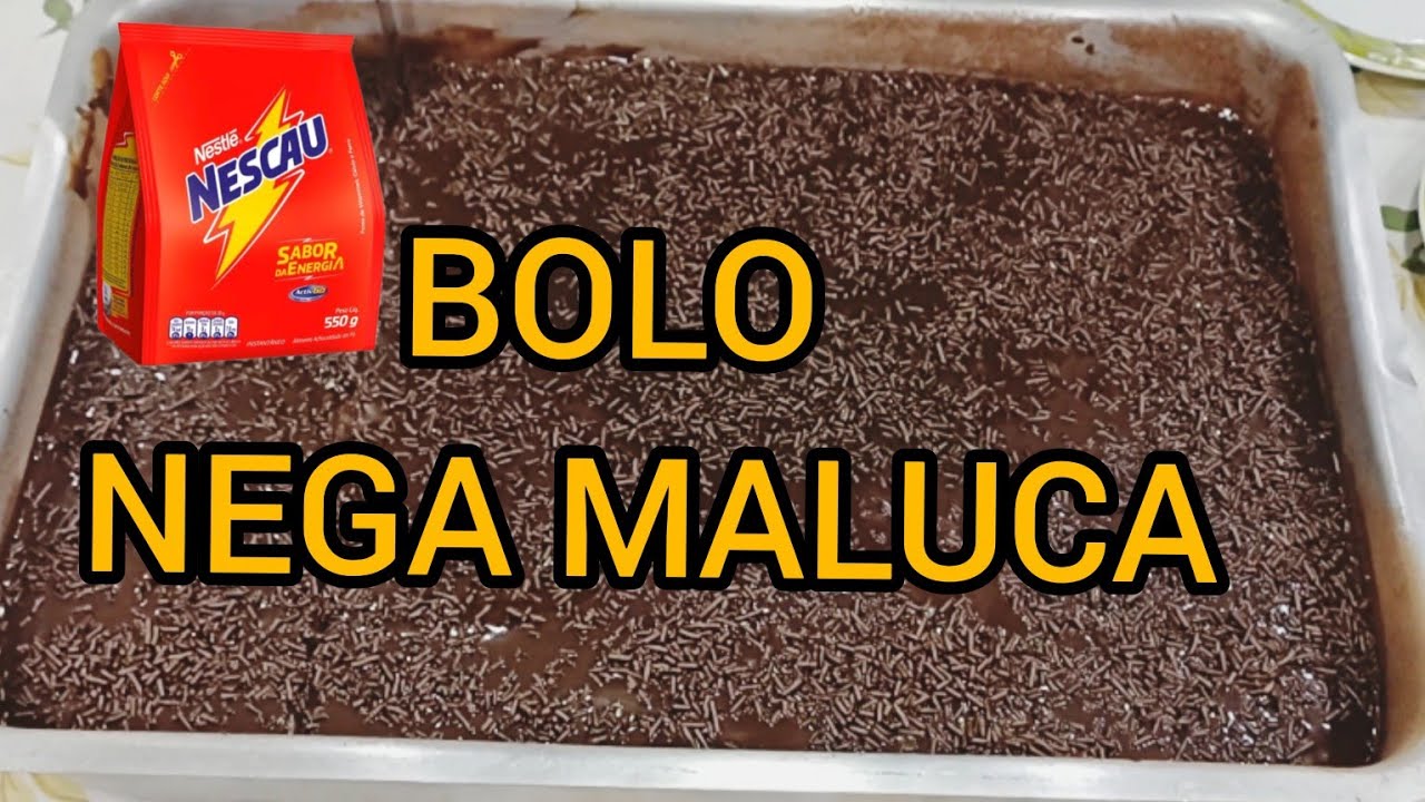 BOLO NEGA MALUCA SEM BATEDEIRA E SEM LIQUIDIFICADOR FÁCIL E SABOROSO !@maonamassa2388