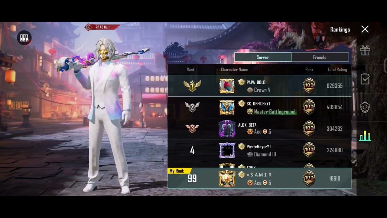 All India RP Rank 99 😈