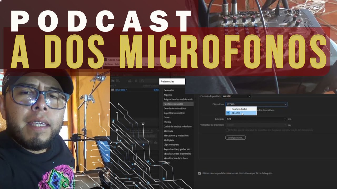 COMO GRABAR UN PODCAST A DOS MICROFONOS
