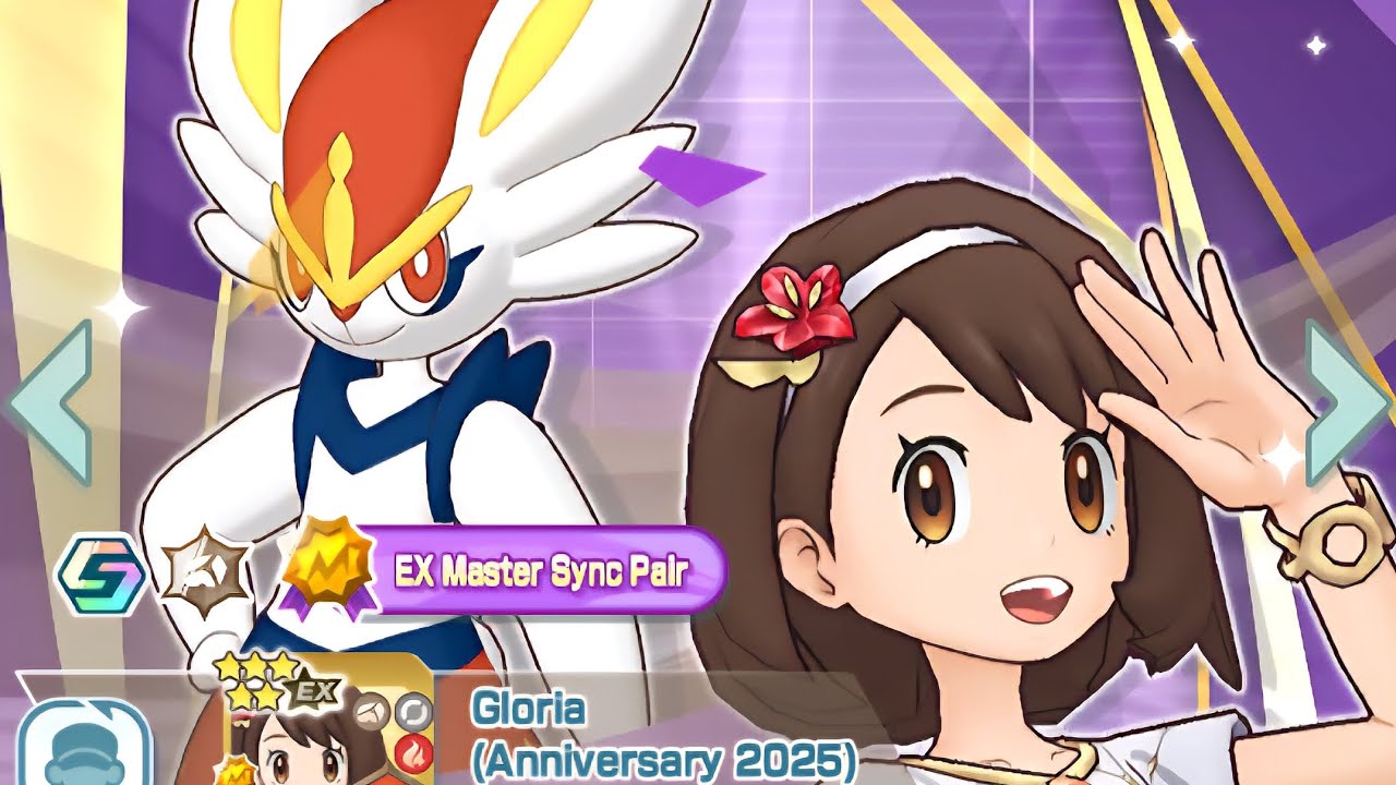 Scouting for Gloria (Anniversary 2025) & Cinderace | Pokémon Masters EX