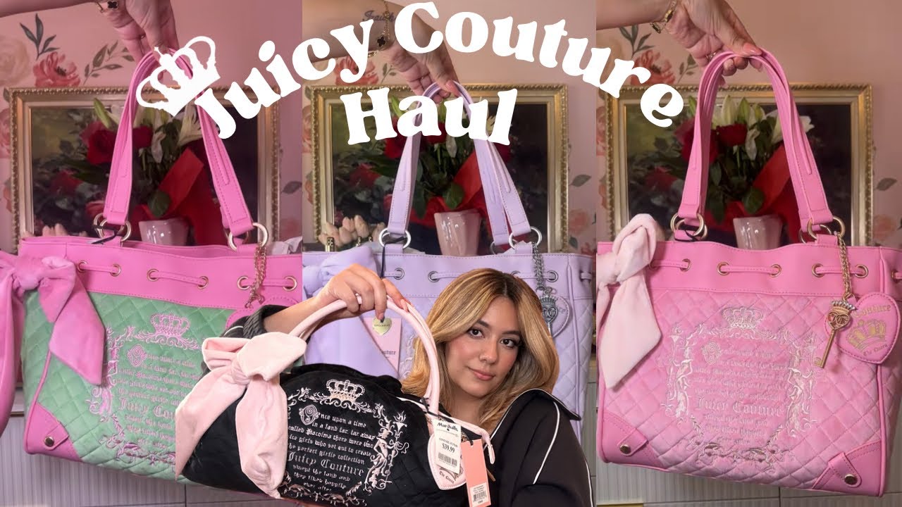 Juicy Couture Purse Haul✨Pink, Glam & Y2K Dreams