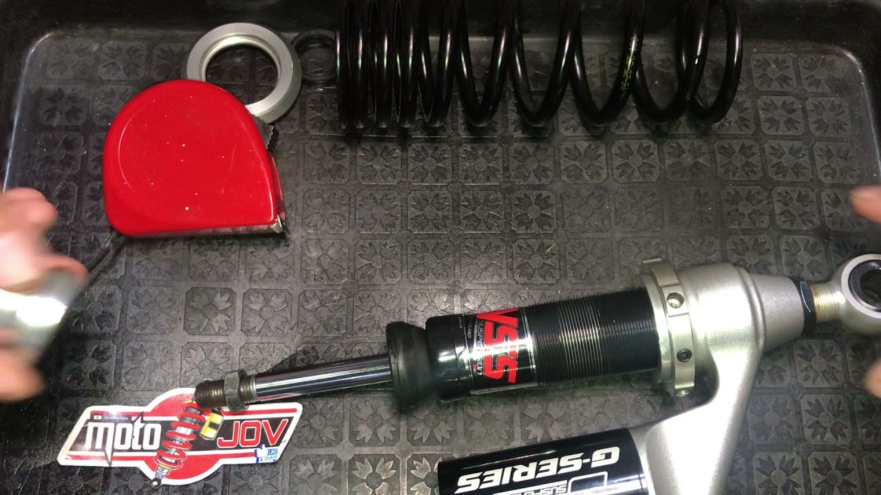 How to Adjust Suspension Height, YSS Gseries, Mio/Click