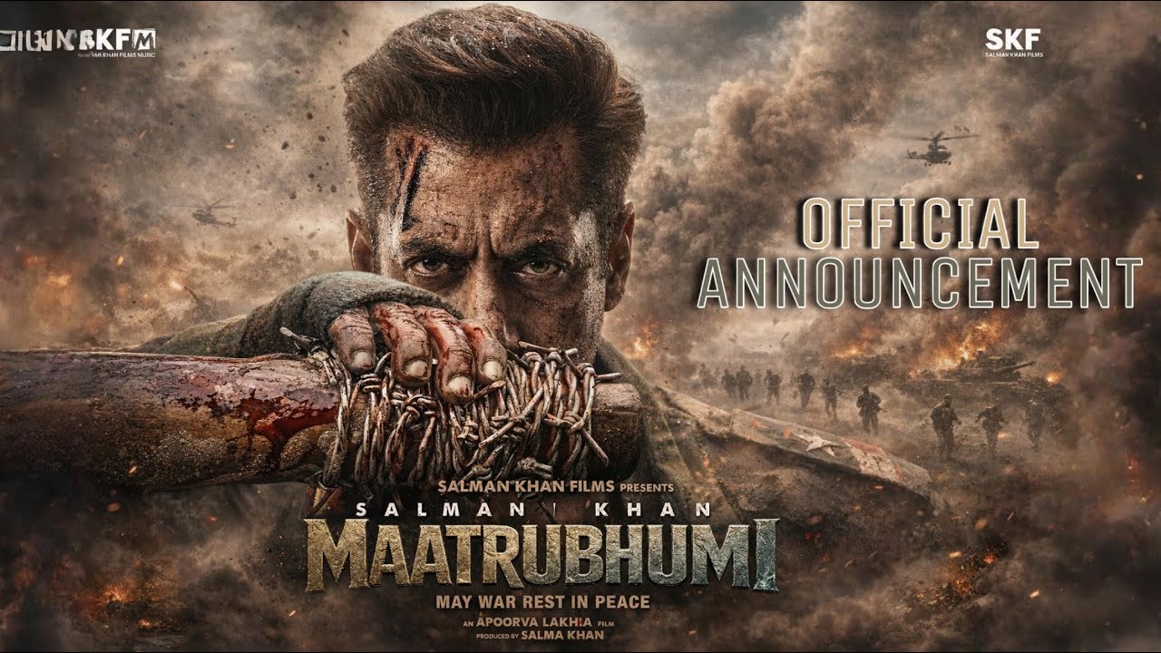 SALMAN KHAN'S NEXT WAR FILM IS MAATRUBHUMI🔥