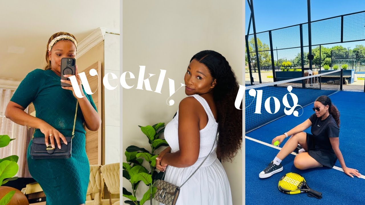 Weekly Vlog| Travel Preps |Fashion Forward | Played Paddle Tennis| New Hair🤩