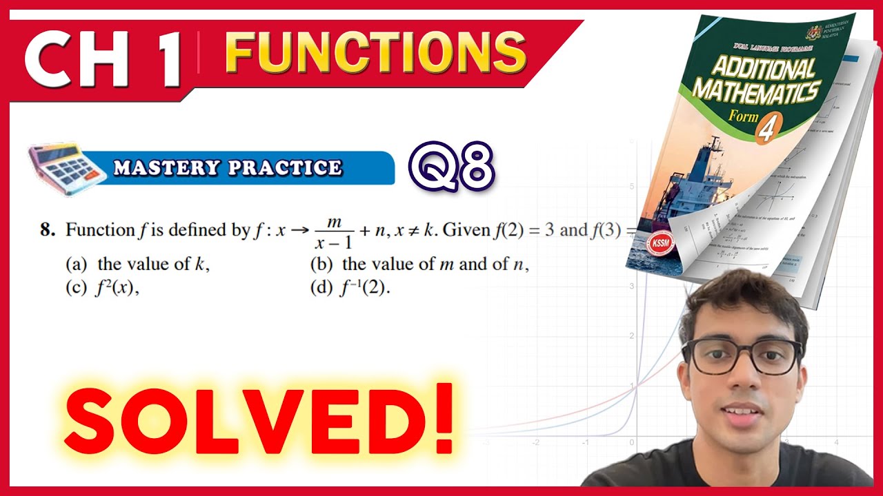 Mastery Practice Q8  | Form 4 Add Maths Chapter 1