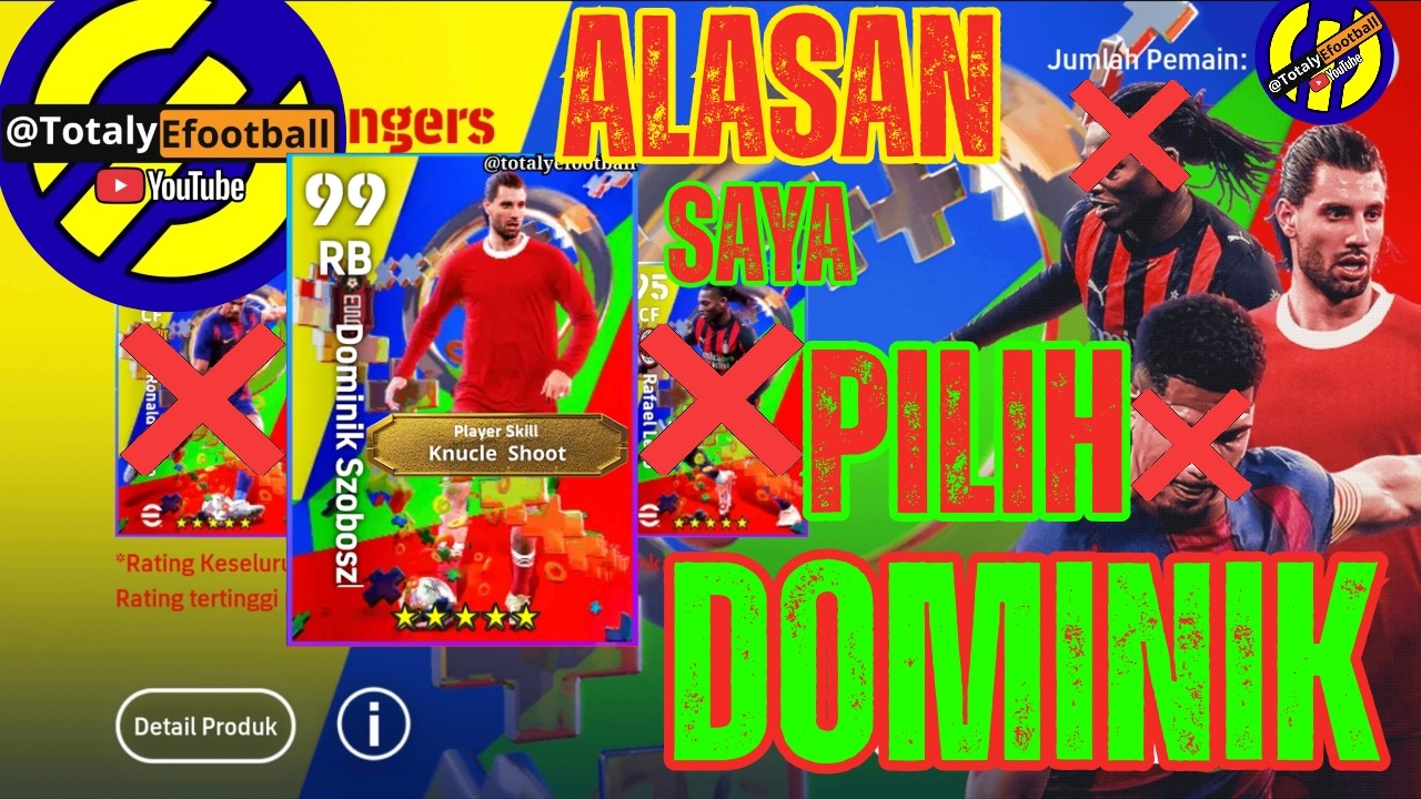 ALASAN SAYA PILIH DOMINIK SZOBOSZLAI! 🔥 BUKAN LEAO ATAU PEMAIN LAIN 🔥🔥🔥💯😁