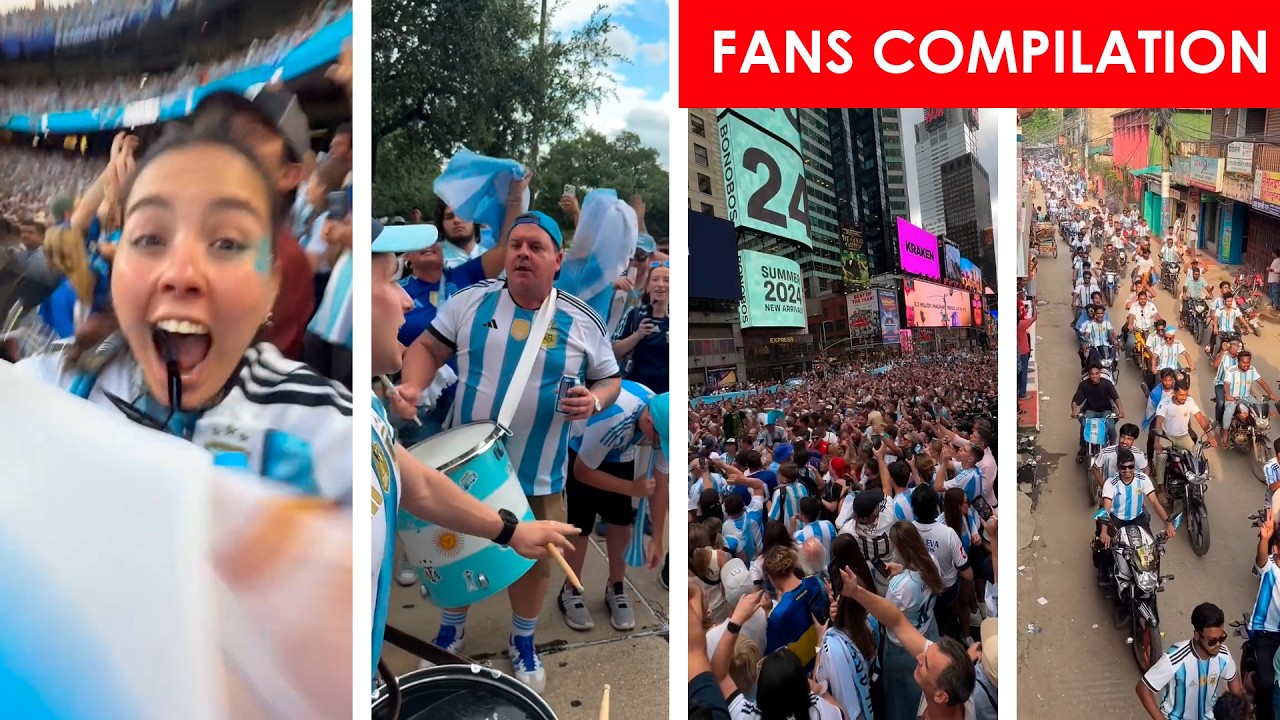 CRAZY Argentina Fans Celebrations to Messi's Goal Around The World! (This is INSANE!) World cup 2026