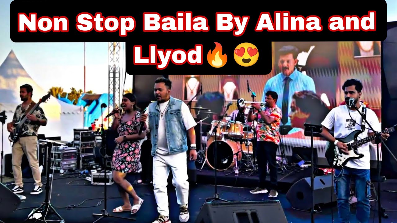 Non Stop Baila songs by Alina Peris and Lloyd Dsouza 😍❤️🤩#familyfiesta2024