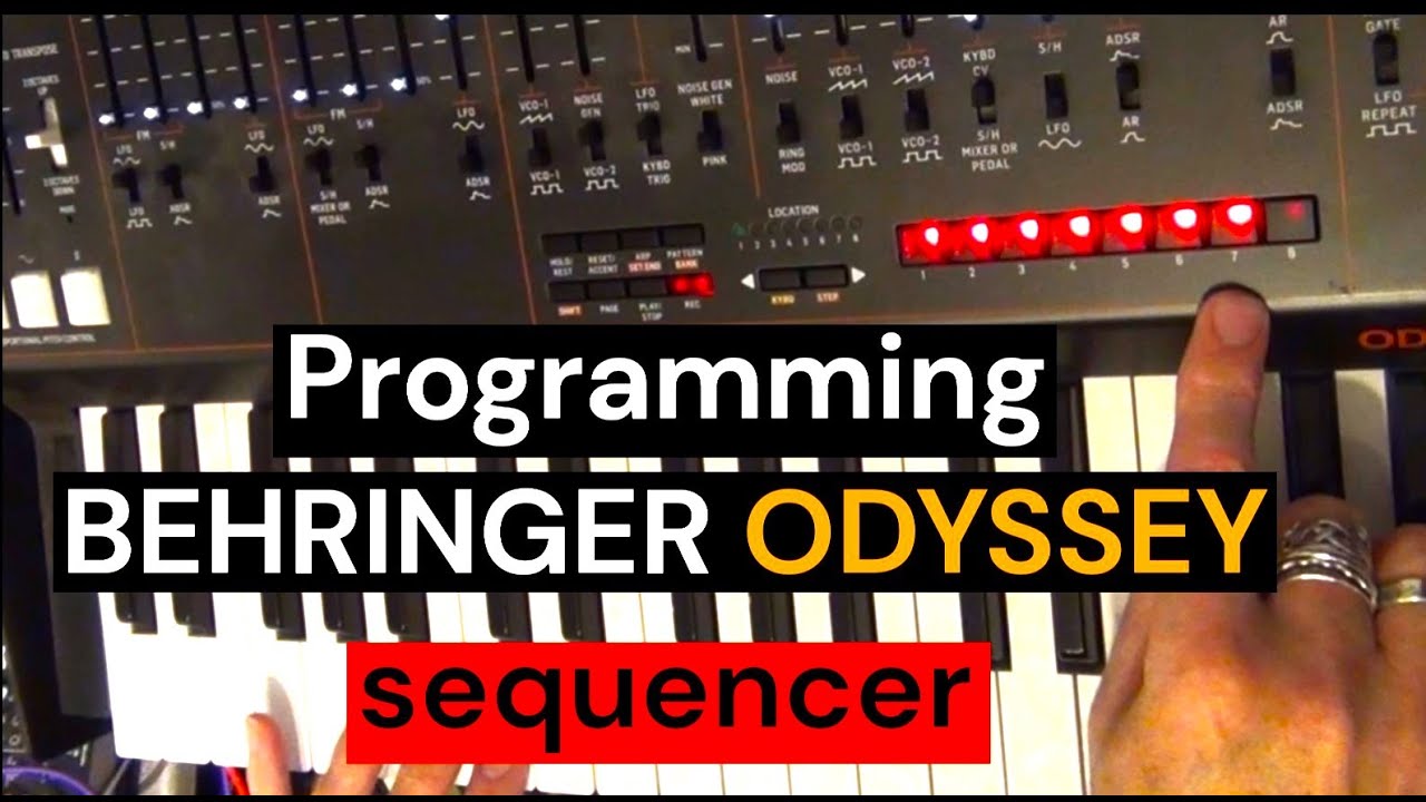 Behringer Odyssey: Sequencer Programming Tutorial (Beginner Guide)