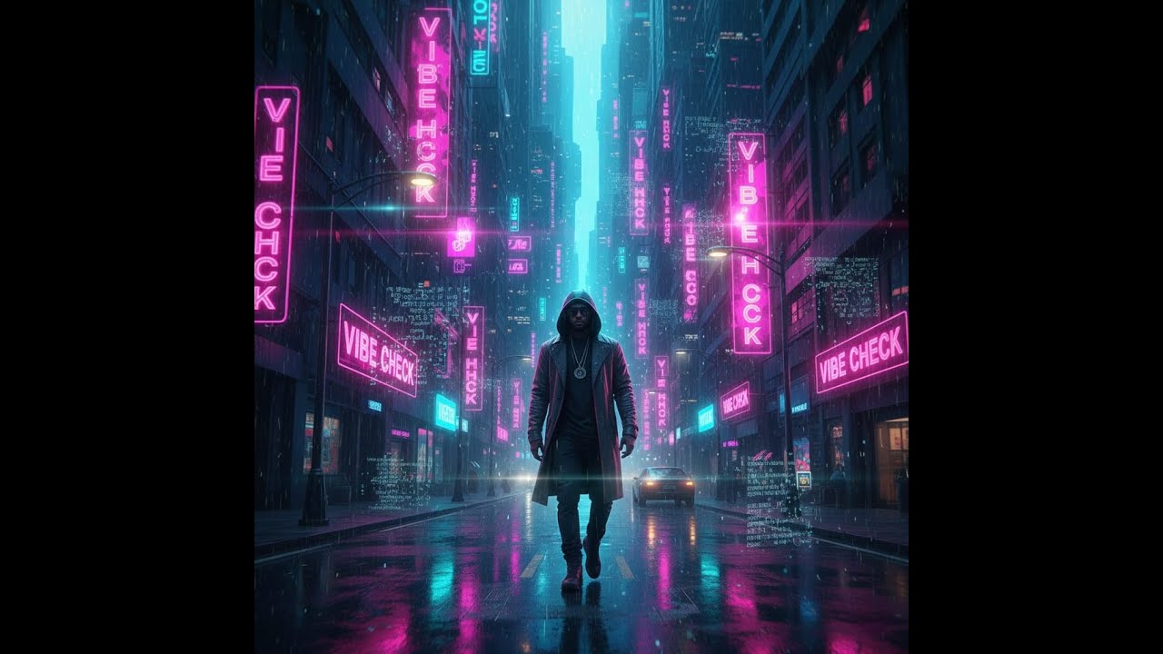 Vibe Check 🌃 Official Music Video | Cyberpunk Rap 2026 | SwaraSynth