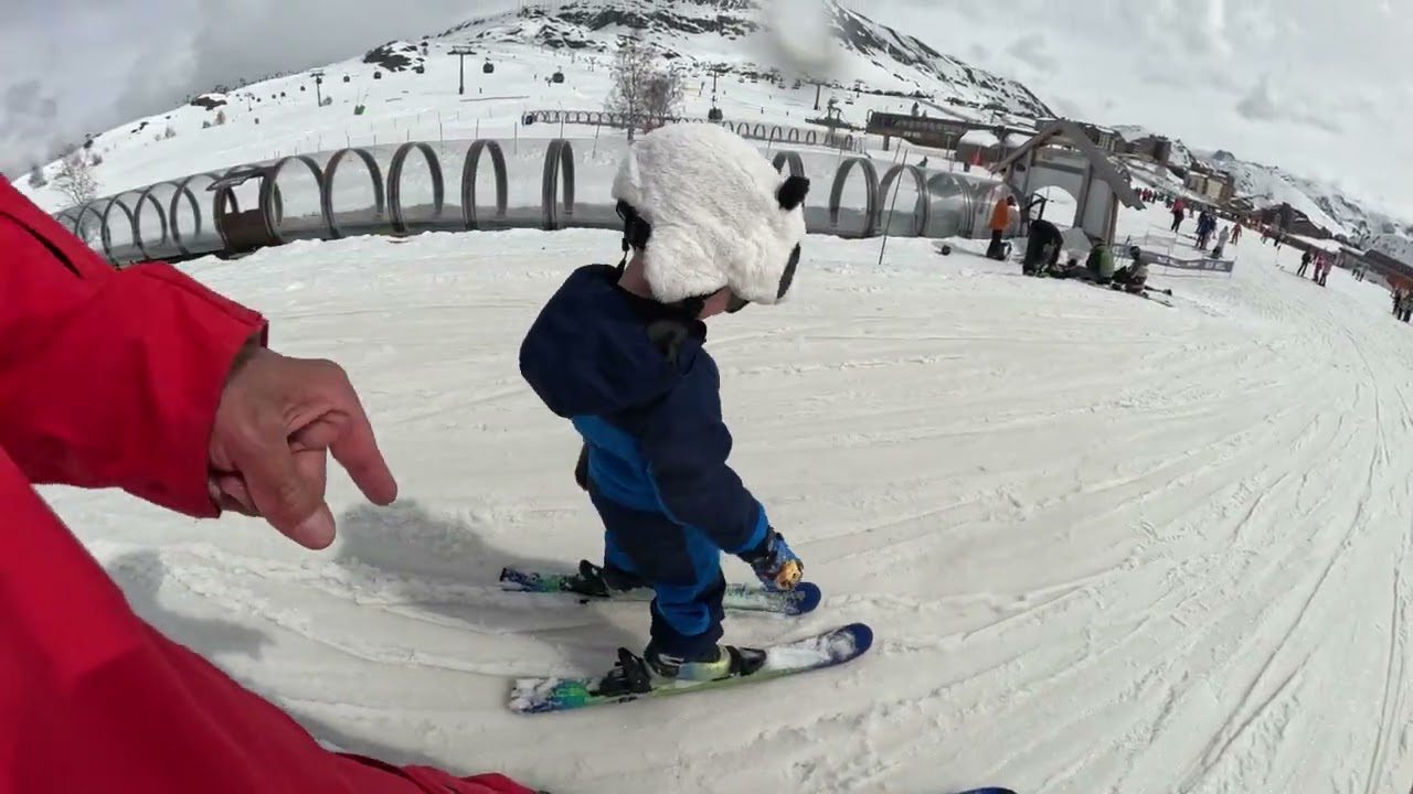 Marius ski pioupiou Alpe d'Huez 11 mars 26