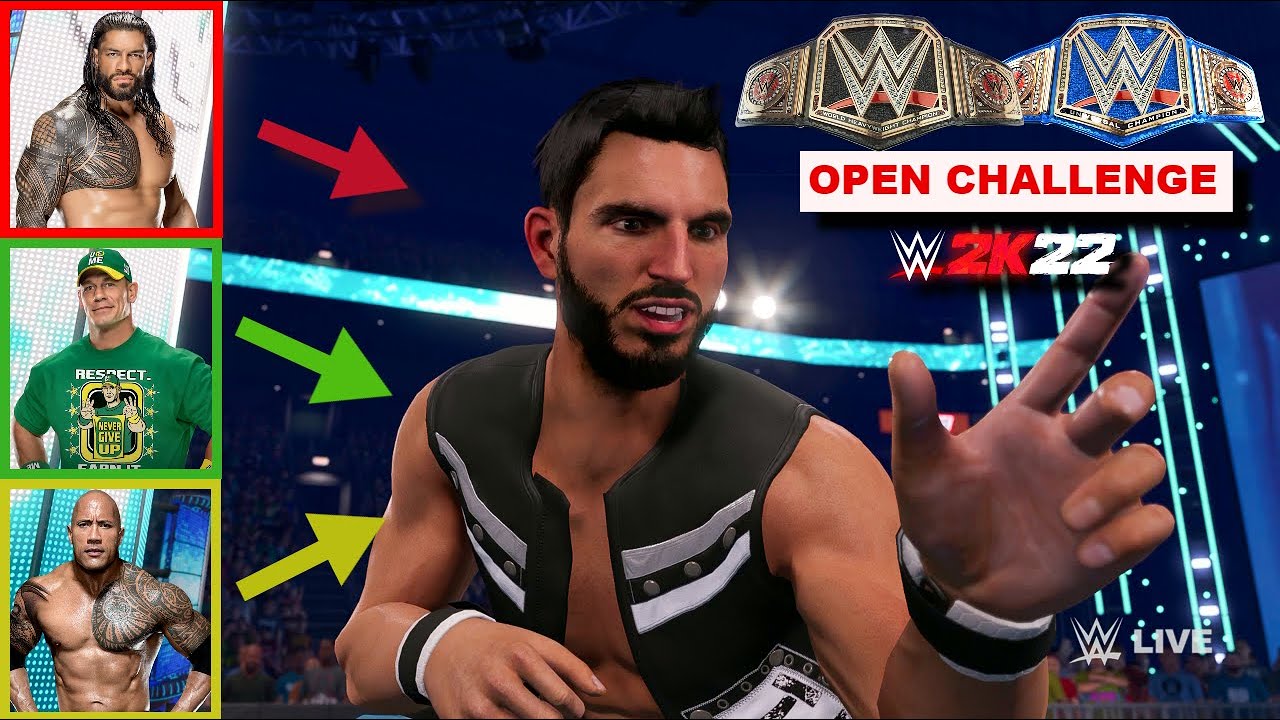 WWE 2K22 LIVE STREAM - JOHNNY OPEN CHALLENGE FOR CHAMPIONSHIP