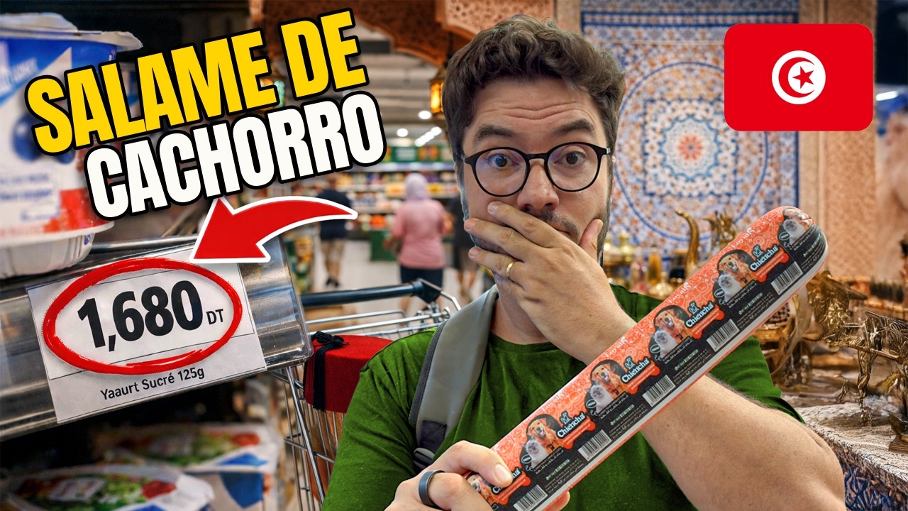 Como é um SUPERMERCADO na ÁFRICA DO NORTE - TUNÍSIA