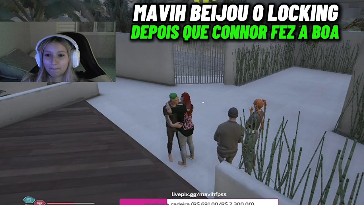 VISÃO DA MAVIH COM MITSUKE E LOCKING DANDO EM CIMA DELA NA CASA DO CONNOR