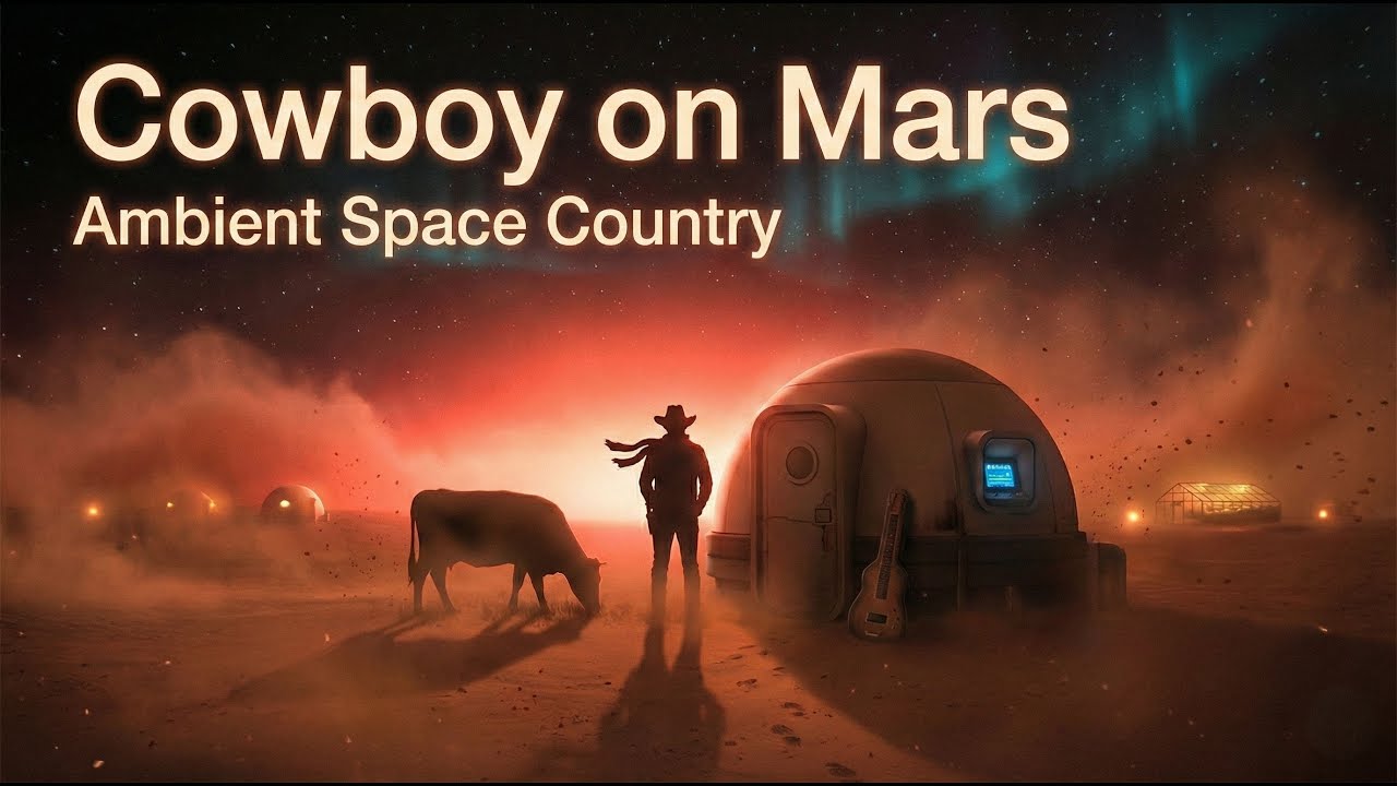 Cowboy on Mars | Ambient Space Country (Dreamlike, Cinematic)
