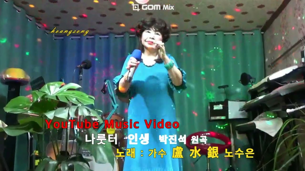 나룻터 인생 / 노래 : 가수  盧 水 銀 노수은  / 원곡 박진석  (가사자막)