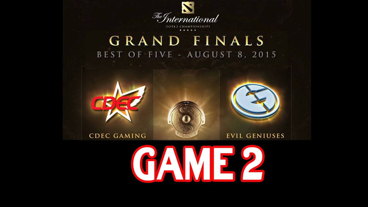 [DOTA2] TI5 Grand Final - CDEC vs EG - Game 2 - 1080p
