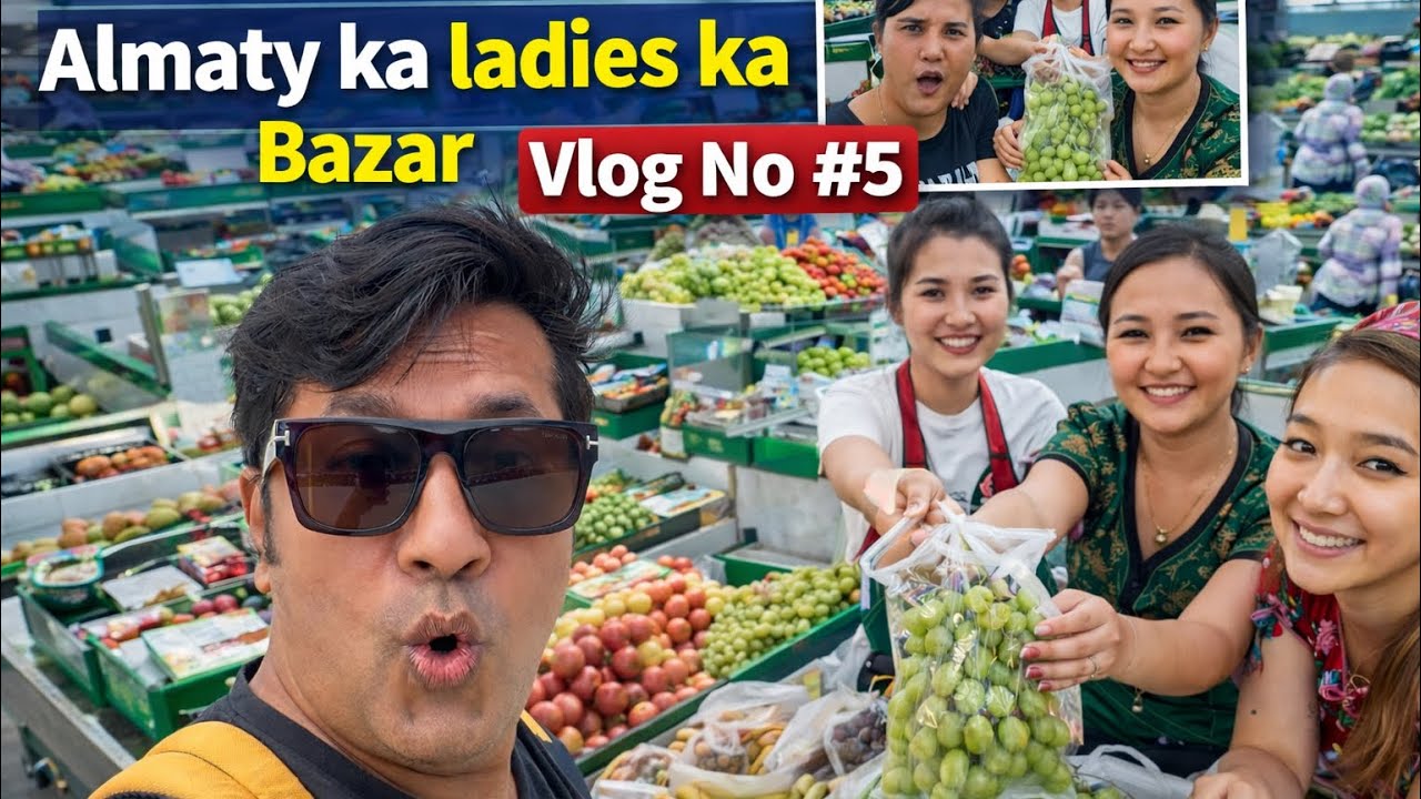 Almaty ka Ladies ka Bazar | Almaty Kazakhstan 🇰🇿 Vlog | Green bazar of Almaty Kazakhstan 🇰🇿 