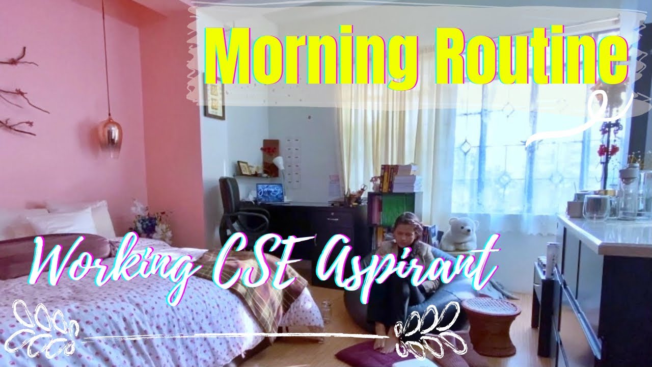 ☀️My morning routine + Getting things done at work ll Working CSE ASPIRANT