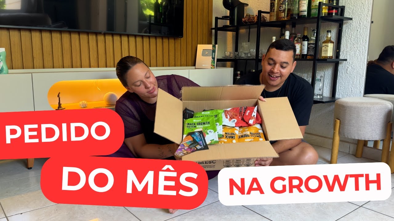 Fiz uma compra gigante na Growth! R$ 1000,00 💪🛒(🏷️CUPOM: ROLE)