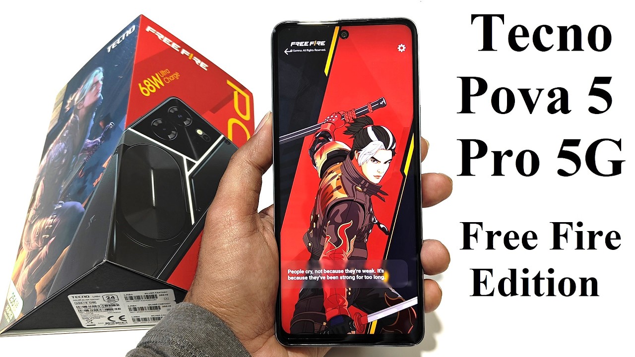 Tecno Pova 5 Pro 5G Free Fire Edition - Unboxing and Detailed Walkthrough