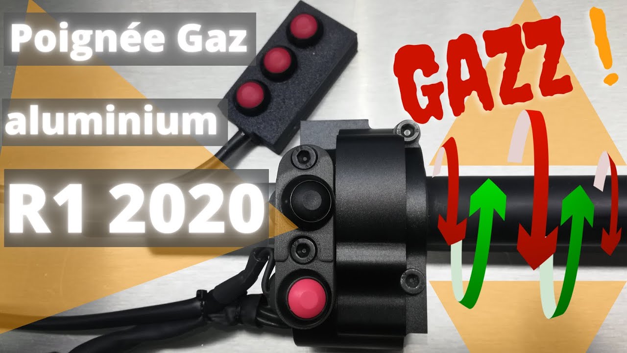 poignée gaz aluminuim R1 2020