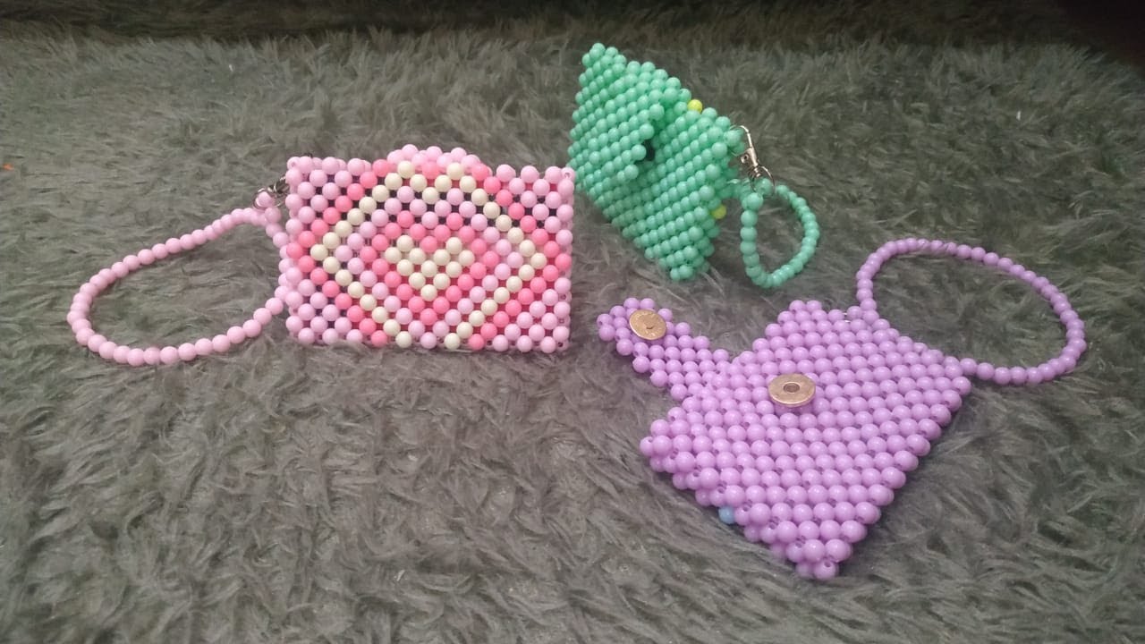 DIY love beads card holder | Easy #dompetkartu #cardholder