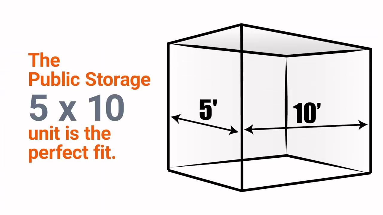 5x10 Storage Unit Size Guide