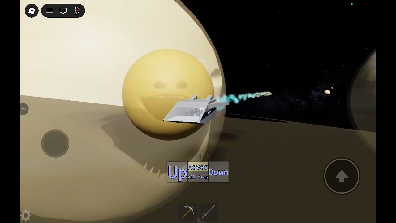 Playing the moon wakes up