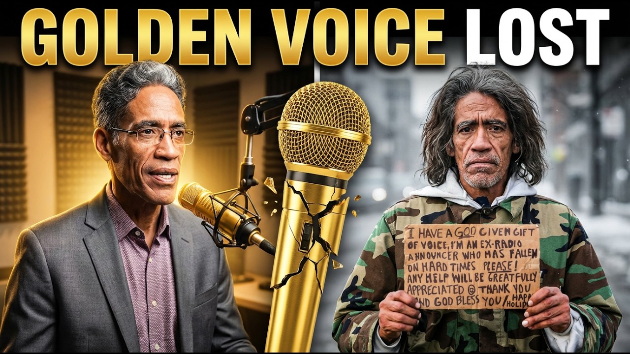 The Guy with the Goldens Voice Is Back Homeless