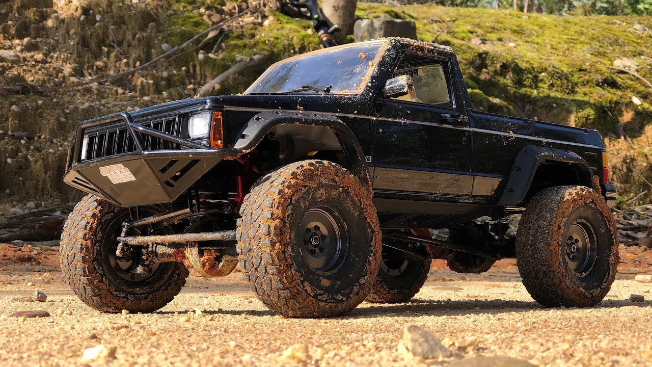 RC Comanche SCX10 Cherokee Pickup Trail Rig 