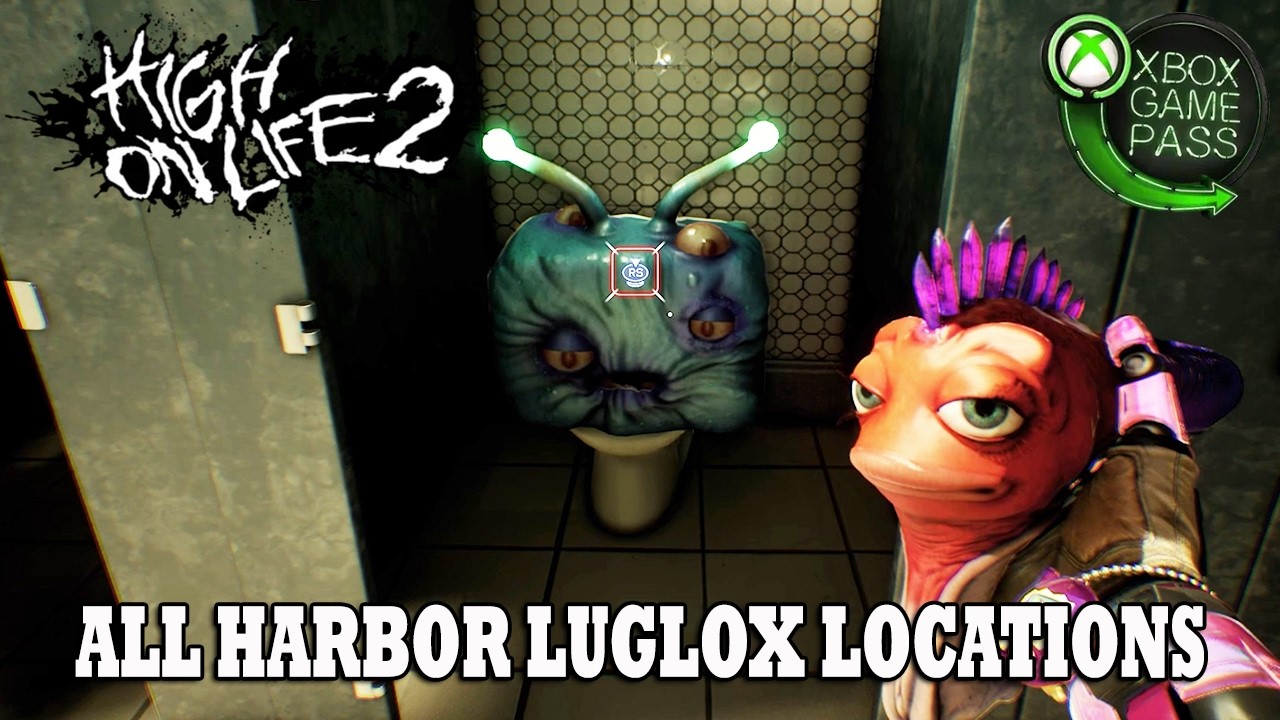 High on Life 2 Guide | ALL Pinkline Harbor Luglox Locations Guide