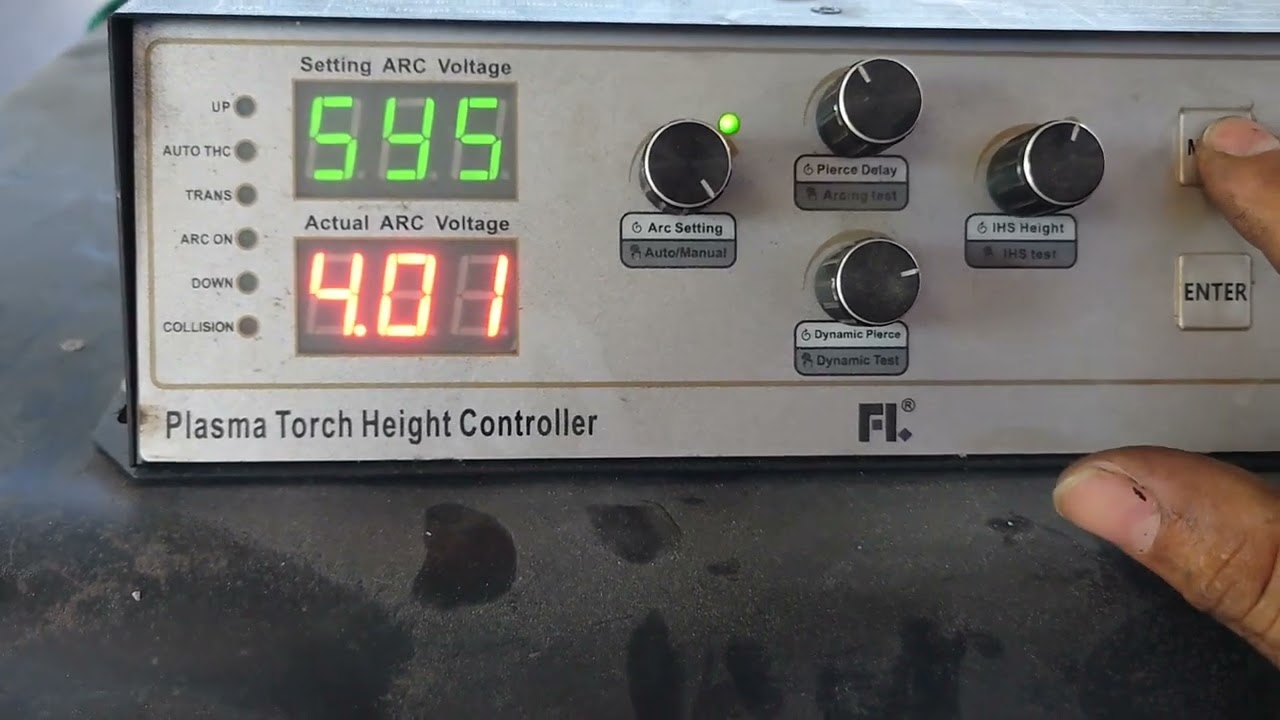 configuración de cotrol CNC  plasma y THC