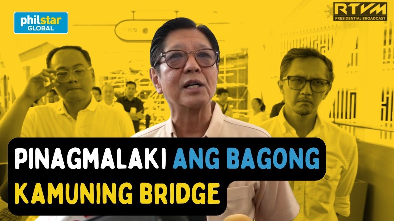 President Bongbong Marcos masaya sa bagong Kamuning bridge matapos ang apat na buwan