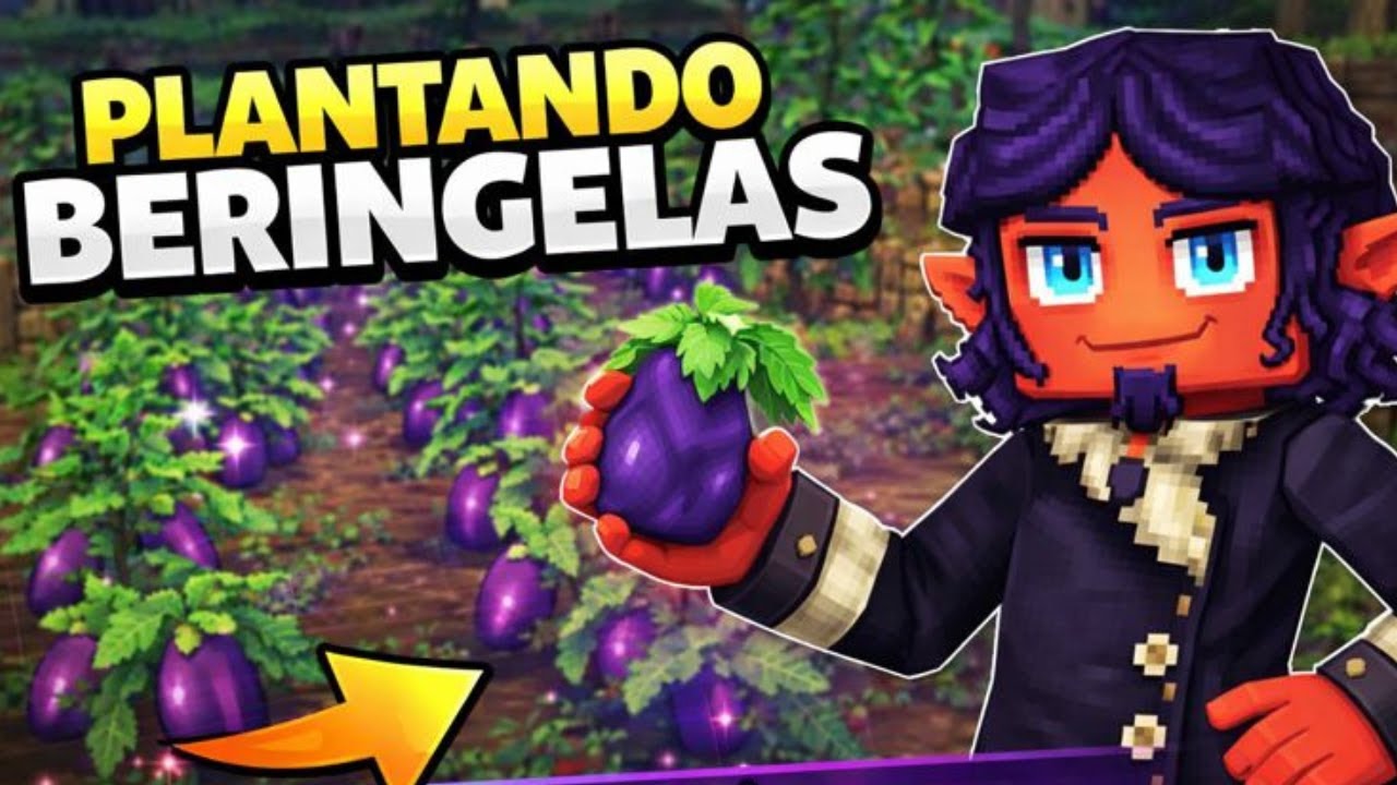 FARM DE ESSÊNCIAS INSANA Usando BERINGELAS No Hytale!!