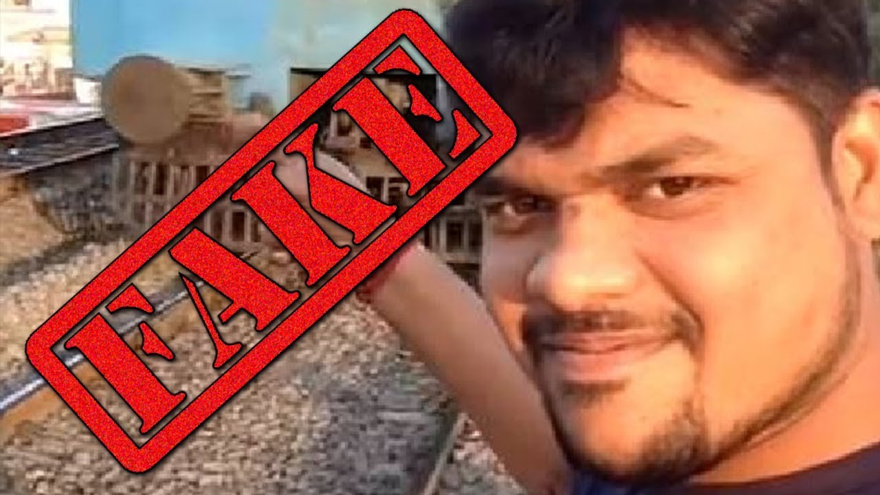 Indian Man Hit By Train Selfie Was FAKED - Hoax Exposed
