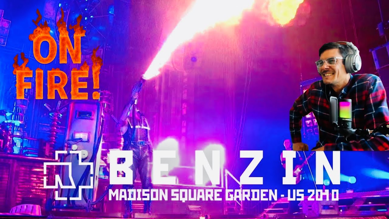 ВПЕРВЫЕ ВИДИМ BENZIN ВЖИВУЮ - RAMMSTEIN - MADISON SQUARE GARDEN | РЕАКЦИЯ БРИТАНСКОГО АВТОРА ПЕСЕ...